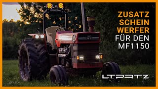 LED Zusatzscheinwerfer für den V8 Traktor Ferguson MF1150  LTPRTZ [upl. by Ellehcrad]