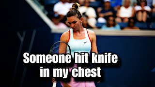 Simona Halep tells story about night she felt like someone hit knife in my chest halep [upl. by Caesar]