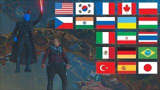 quotIm Mary Poppins Yallquot in Different Languages  GOTG Vol 2 2017  Yondu  Peter Quill [upl. by Namia165]