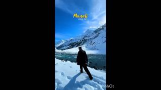 Manali vlog first snow fall manali himachal vlog snowfall viralshorts short viralvideo [upl. by Jeuz]