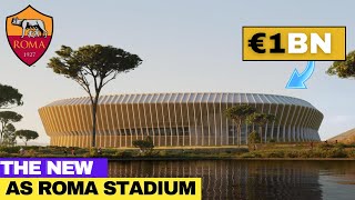 Inside AS Roma €1BN NEW Stadium [upl. by Orrocos]