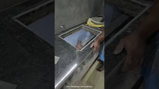 Kitchen top sink granite work gggranitework granitework tileswork ganapathyguru1984 [upl. by Wu]