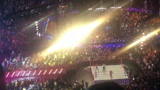 Sasha Banks Entrance WWE RAW London 080517 [upl. by Ikoek]