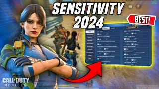 BEST BR SENSITIVITY SETTINGS FOR FAST MOVEMENTS COD MOBILE SEASON 8 2024 [upl. by Ettenad]