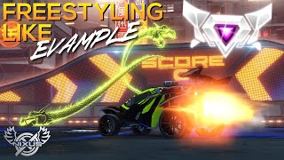 Freestyling Like EVAMPLE Rocket League Highlights 25 [upl. by Chuah877]