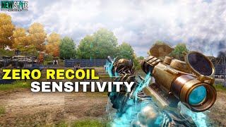 NEW STATE MOBILE Best zero recoil Sensitivity with new update [upl. by Iderf]