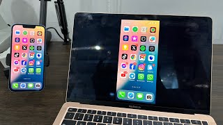 How to WIRELESSLY Screen Mirror iPhone to MacBook [upl. by Ecnarrat135]