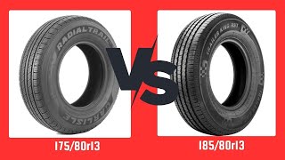 Tire Size 17580r13 vs 18580r13 [upl. by Wheaton403]