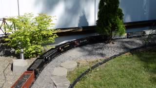 MTH 1 gauge Hudson and Triplex moving train [upl. by Doble782]