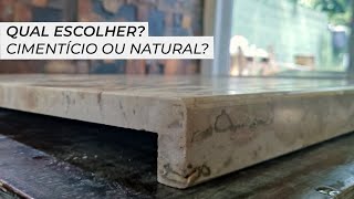 Borda em pedra natural ou cimentícia Qual escolher [upl. by Rehtae]