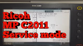 How to Enter Service Mode for Ricoh MP C2011 Printer Maintenance [upl. by Airec]