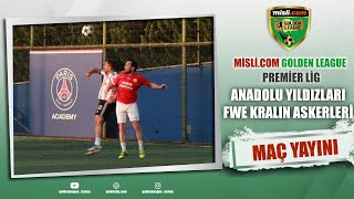 Mislicom Golden League  PREMİER LİG  ANADOLU YILD  KRALIN ASK  2024 KAPANIŞ SEZONU  5 HAFTA [upl. by Mendes]