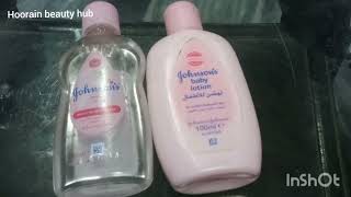 Johnson Baby Oil And Johnson Baby Lotion Honest Review [upl. by Massimiliano]