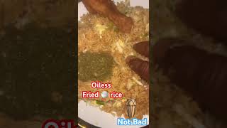 Fried rice 🍙 No oil assorted fried rice dyplay food [upl. by Koren783]