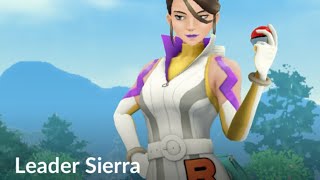 How to defeat Leader Sierra in Pokémon GO [upl. by Tallula]