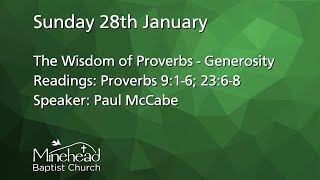 The Wisdom of Proverbs  Generosity [upl. by Jacobs290]