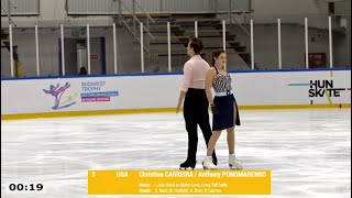 Christina Carreira amp Anthony Ponomarenko  Budapest Trophy 2024 RDă€Long Tall Sallyă€‘ [upl. by Reis262]