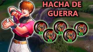 X5 HACHA DE GUERRA ACTUALIZADA PARA DYRROTH  OBTIENE EL DAÑO VERDADERO😲 mobilelegends suscribete [upl. by Peggir434]