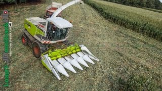 Ensilage de Maïs EPIS 2015  Claas Jaguar 850 amp Conspeed  ETA Didelot [upl. by Nalym]