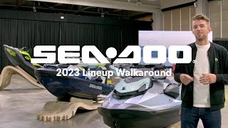 2023 SeaDoo Showroom WalkAround [upl. by Anirhtak]