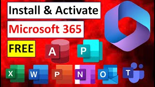 How to Install and Activate Microsoft Office 365 for Free 2023 [upl. by Iatnahs]