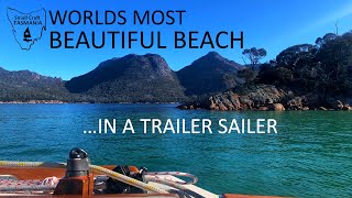 Ep 8  Wineglass Bay in our ComPac Eclipse Trailer Sailer [upl. by Imaon270]