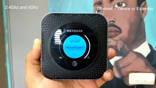 Atampt Netgear Nighthawk LTE Mobile Hotspot Review [upl. by Gwennie48]