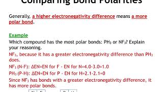 Electronegativity and Bond Polarity  Chemistry Lesson [upl. by Yehs]