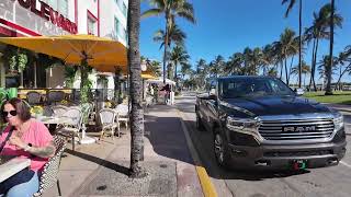 Walk Ocean Drive Miami Beach Florida In 4K [upl. by Carlos]