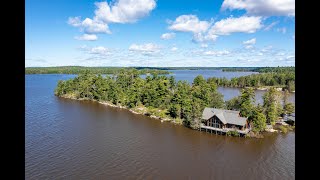 Bear Island Sabaskong Bay Lake of the Woods Morson Ontario [upl. by Eitac]