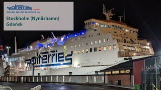 18 hours ferry trip from Nynäshamn 🇸🇪 to Gdańsk 🇵🇱 with Polferries [upl. by Yruy]