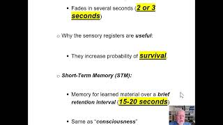 P100 Vid Lecture 070 01 Memory Part 1 MP4 v1 [upl. by Anicnarf515]