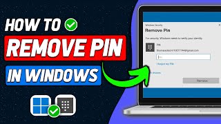 How to Remove PIN from Windows 10 and 11 2024 New Method [upl. by Eniaj]