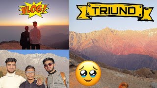 Triund Treking Vlog 🤩 Dharmshala 😱 Sunset View  Himachal Pradesh [upl. by Aloin]