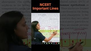 Ciliated vs Brush bordered Epithelium  Biology NEETNCERT important lines for NEET neet2025 [upl. by Digdirb]