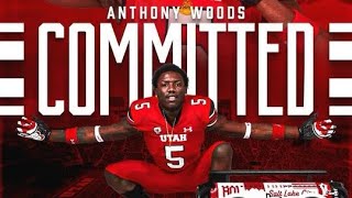 Anthony Woods  Utah Utes Recruiting [upl. by Tatum411]