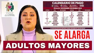 📢PAGO A RECIBIR AVISO PARA ADULTOS MAYORES 65 Y MAS🔔SE ALARGA EL CALENDARIO💥 [upl. by Paolo341]