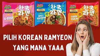 REVIEW INDOMIE KOREAN RAMYEON KROSE PALING ENAK [upl. by Ikcir]