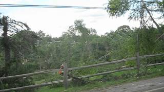 Ligonier PA Tornado Damage across RT 711 MVI9429AVI [upl. by Nahtnhoj]