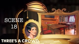 Three’s a Crowd Secrets Event SCENE 18  Student Bar No loading screens June’s Journey [upl. by Nhguavoj]