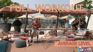 FULL BODY WORKOUT 15 MINS  NO EQUIPMENTТРЕНИРОВКА ВСЕГО ТЕЛА15 МИН fitness workout [upl. by Salokin]