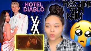 Machine Gun Kelly  Glass House feat Naomi Wild Official Music Video  REACTION 😢🖤 [upl. by Assetak743]