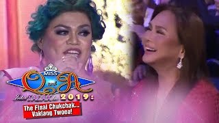 Its Showtime Miss Q amp A Grand Finals Ms Charo Santos laughs at Brendas joke [upl. by Ynor379]