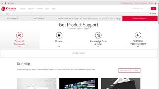 HOW TO DOWNLOAD CANON PRINTER DRIVER [upl. by Millhon513]