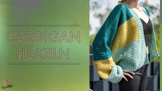 Cardigan häkeln  Kleidung  Tulip Set Verlosung [upl. by Isyad]