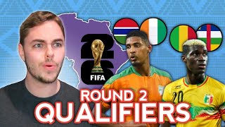 CAF World Cup 2026 Qualifiers Round 2 Predictions [upl. by Nnyrat687]