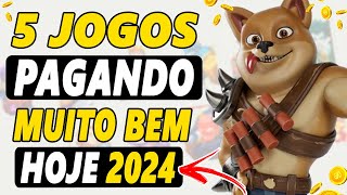 5 JOGOS GRÁTIS PAGANDO BEM 2024 VEJA COMO GANHAR DINHEIRO HOJE FREE TO PLAY [upl. by Jacquette420]