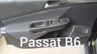 Passat B6How to replace front driver door panelСваляне на кората на шофьорската врата на Passat B6 [upl. by Kerby]