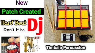 New Patch Created  Dj Remix   Techno Congo Timbale Percussion Patch  octapad music [upl. by Eberhart]