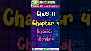 Class 11 Chemistry Chapter 4 Chemical Bonding DPP padhleakshay ExpHub ytshorts [upl. by Trebloc578]